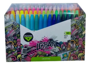 Marcadores Pizzini Urban Permanente Punta Fina X 65